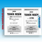Teknik Resim A4 Uygulama Yaprakları