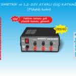 Plastik Kutulu Ayarlı Güç Kaynağı (Simetrik, 1,2-25V)